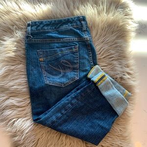 Express cropped jeans